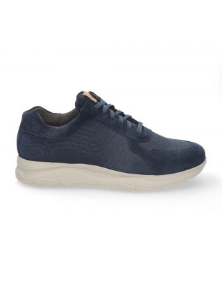 Gijs - Wijdte K - 2162 2372 - Blauw - Uitneembaar voetbed