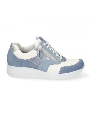 Durea - Wijdte E - 6279 1490 - Blauw - Stretch -  Uitneembaar voetbed