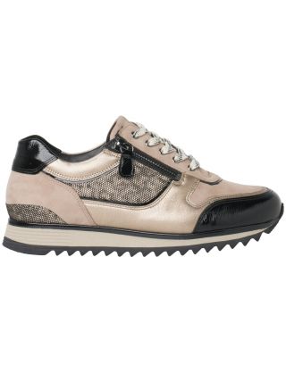 Hassia - Wijdte H - Licht taupe - Uitneembaar voetbed