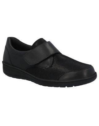 Solidus - Wijdte H - 27509 - Zwart - Uitneembaar voetbed