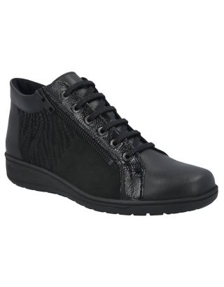 Solidus - Wijdte H - 27005 - Zwart - Uitneembaar voetbed