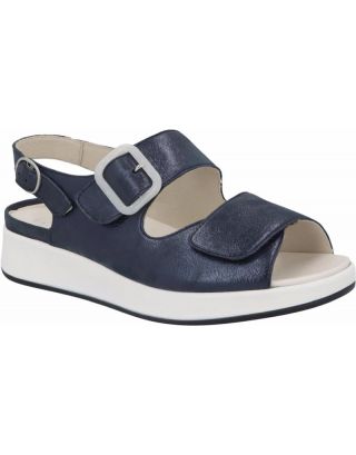 Solidus - Wijdte K - 79104 80722 - Blauw - Uitneembaar voetbed