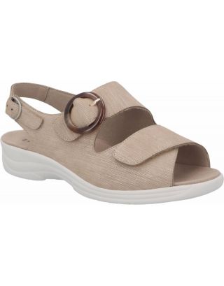 Solidus - Wijdte M - 74032 - Taupe - Uitneembaar voetbed