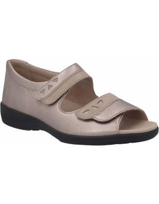 Solidus - Wijdte H - 73081 - Taupe - Uitneembaar voetbed