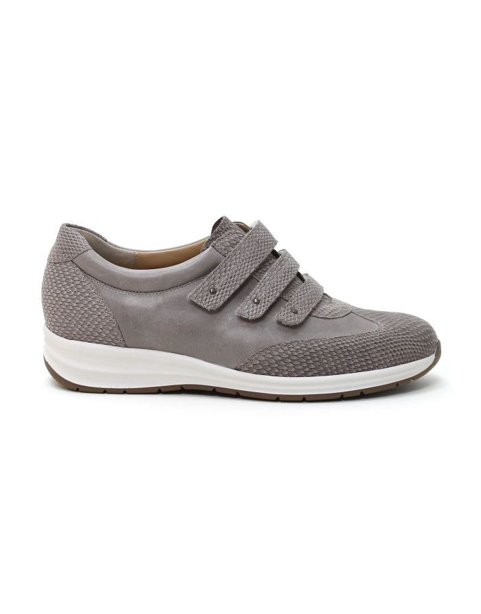Durea - Wijdte H - 6155 - Taupe - Uitneembaar voetbed