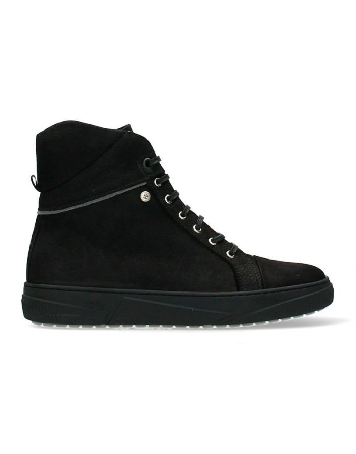 Wolky Wheel - zwart nubuck | Wolkyshop.com