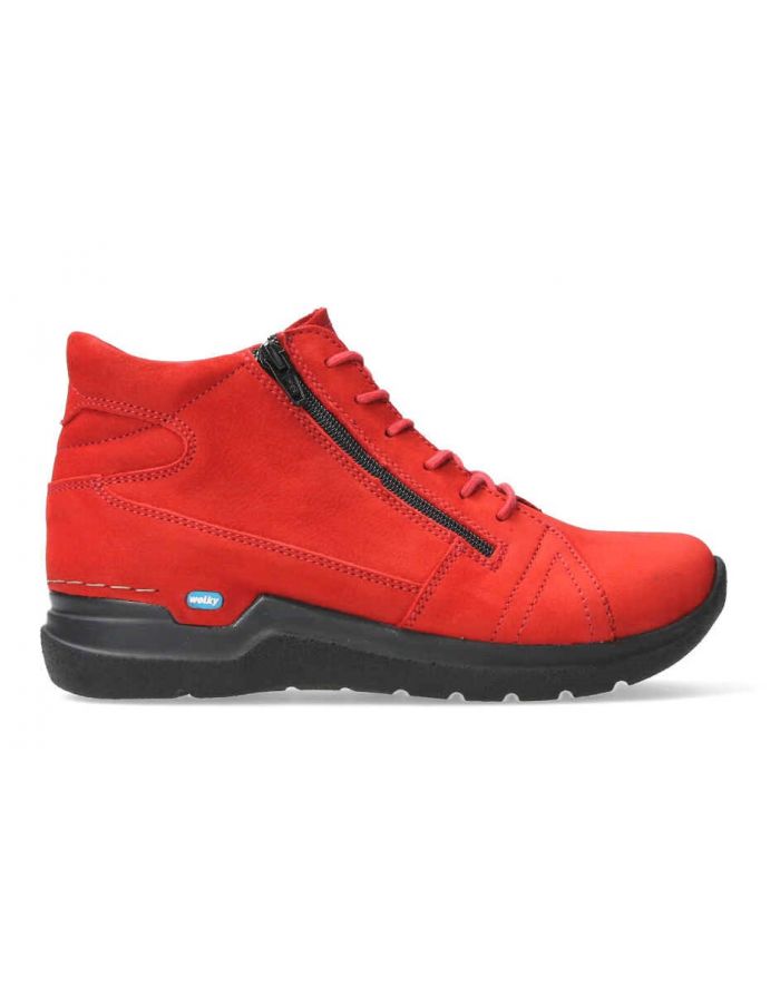 Wolky - Why - 0660611 505 - Donker Rood - Uitneembaar voetbed