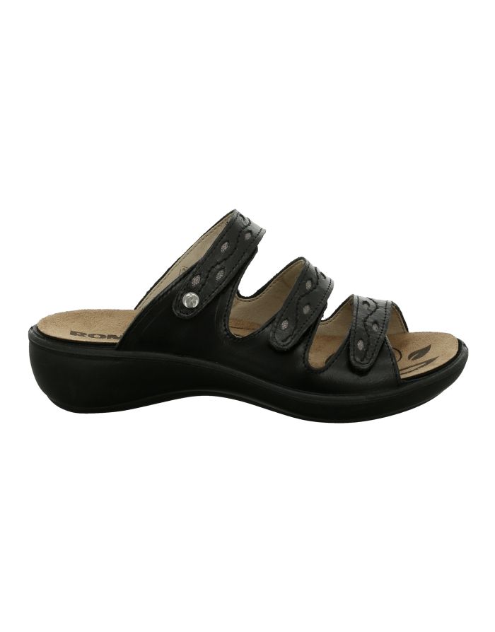 Finn comfort Korfu slipper los voetbed cognac klitteband - Alleen bij