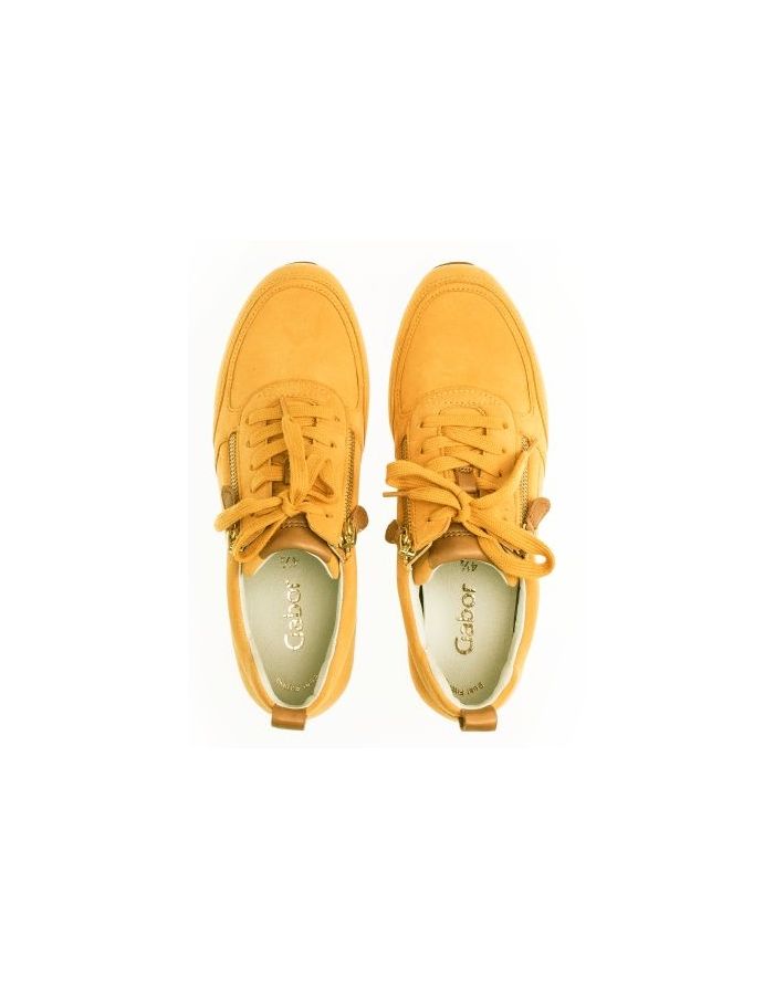 Gabor Sneakers Geel 46.369.22 • Tall Fashion