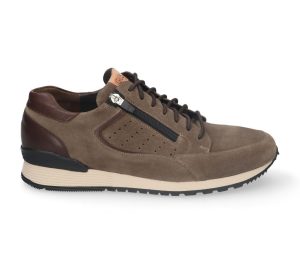 Gijs - Wijdte K - 2146 1770 - Taupe - Uitneembaar voetbed