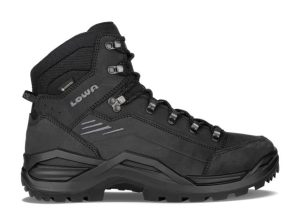 Lowa - Renegade Mid evo - 0998 - Zwart - Uitneembaar voetbed