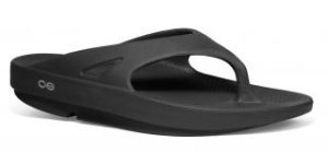 Oofos - Herstel teenslipper - Zwart