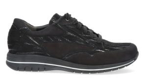 Durea  - Zwart - Citywalker - Wijdte K - 6148 8094 - Uitneembaar voetbed