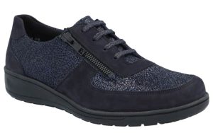 Solidus - Wijdte K - 29012 80394 - Blauw - Uitneembaar voetbed
