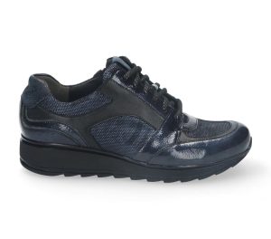 Durea - Wijdte K - 635 2257 - Blauw - Uitneembaar voetbed