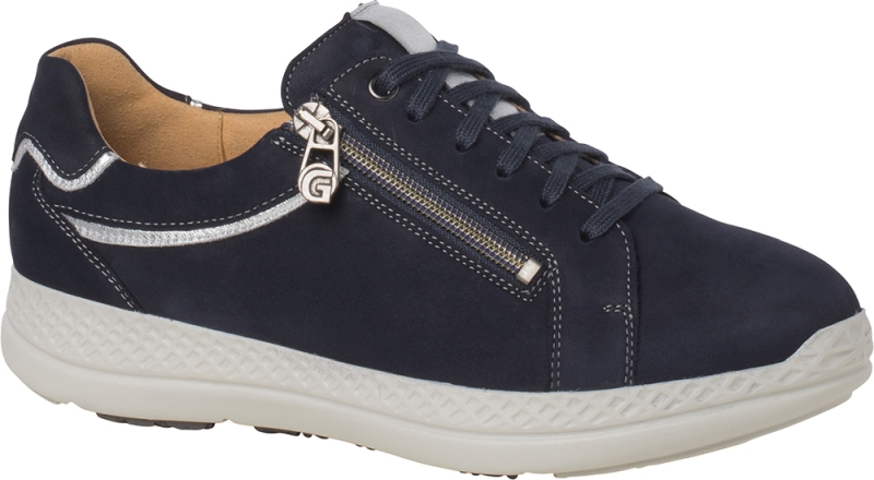 Ganter - Wijdte K - 209912 3500 - Blauw - Uitneembaar voetbed