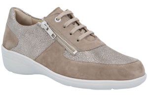 Solidus - Wijdte J - 26473 4052 - Taupe - Uitneembaar voetbed
