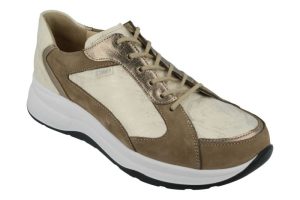 FinnComfort - ca H wijdte - Piccadilly 2780 - Bruin/beige - Uitneembaar voetbed