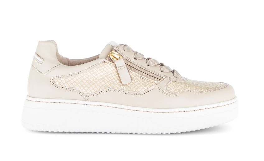 Gabor - Wijdte K - 86.408 - Beige - Uitneembaar voetbed