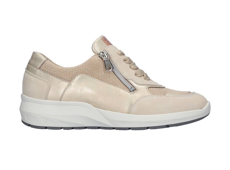 Waldalufer - Wijdte M - Tonia 831004 - Beige - Uitneembaar voetbede