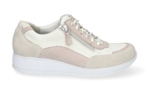 Durea - Wijdte E - Off White  - 6263 - Uitneembaar Voetbed