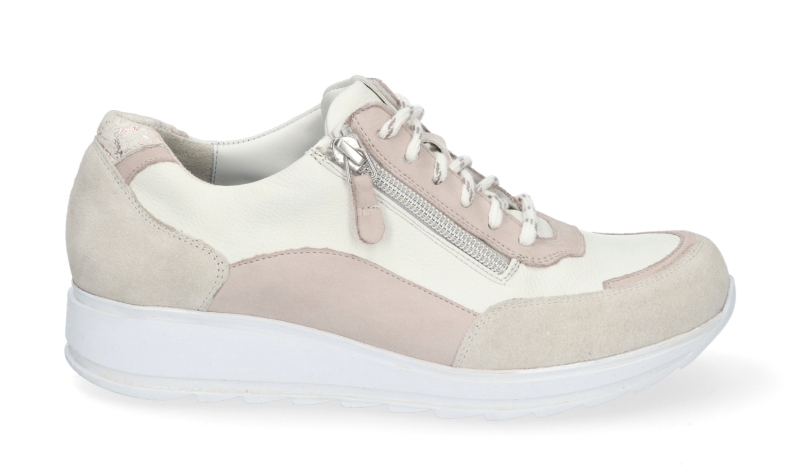 Durea - Wijdte E - Off White - 6263 - Uitneembaar Voetbed