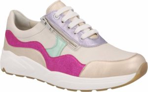 Solidus - WijdteK - 66034 - Beige combi - Uitneembaar voetbed