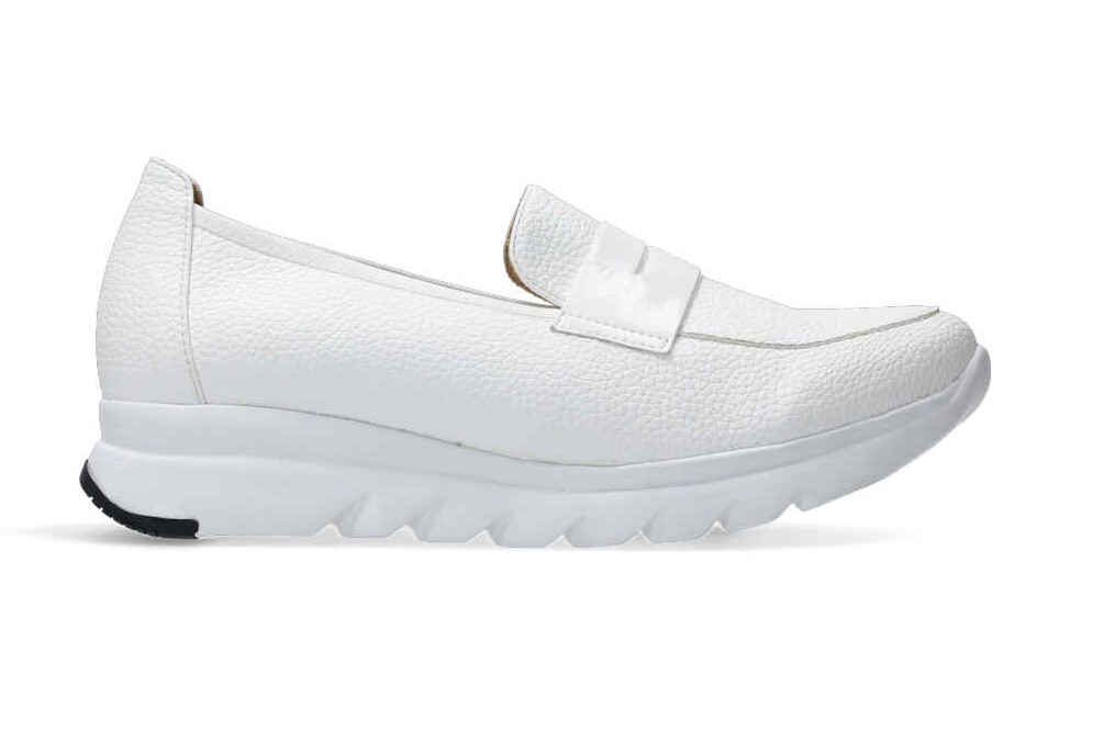 Wolky - 02127 81 100 - Snoafer - Wit - Penny loafer - Uitneembaar voetbed