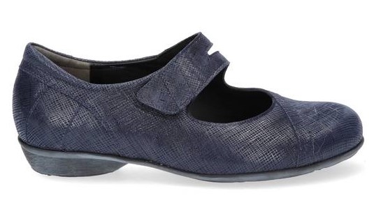 Durea - Wijdte E - 5737 9528 - Blauw - Uitneembaar voetbed