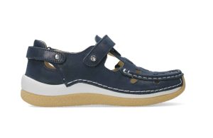 Wolky - 05428 - Blauw - Uitneembaar voetbed