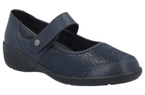 Solidus - Wijdte J - 26551 - Blauw - Uitneembaar Voetbed