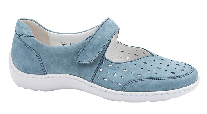 Waldlaufer - Wijdte H - 496325 191 263 - Jeans - Uitneembaar voetbed