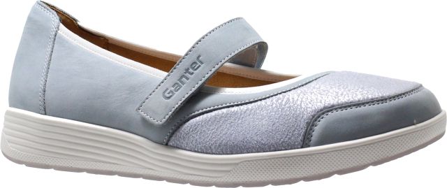 Ganter - Wijdte K - 208162 - Blauw - Uitneembaar Voetbed