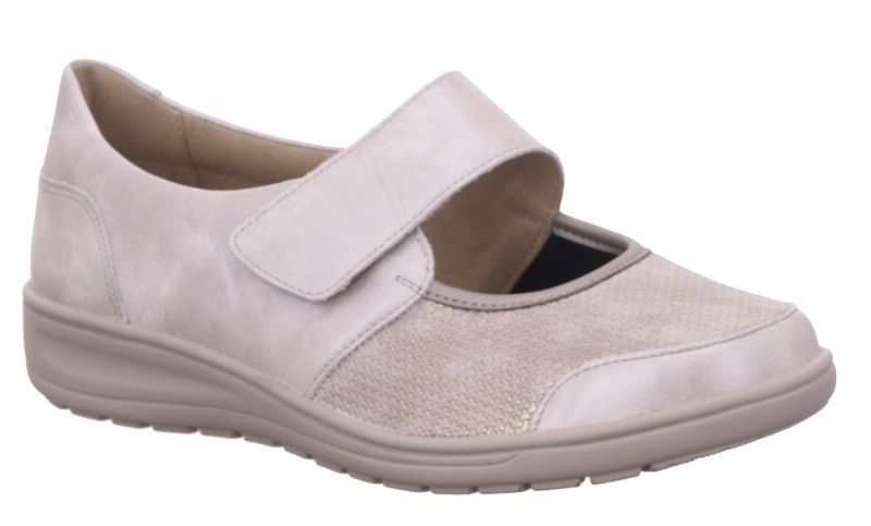 Solidus - Wijdte K - 290503 20728 - Licht taupe - Uitneembaar voetbed