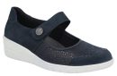 Solidus - Wijdte H - 25503 80422 - Blauw - Uitneembaar voetbed