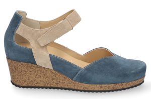 Durea - Wijdte H - 5752 0985 - Blauw - Uitneembaar voetbed