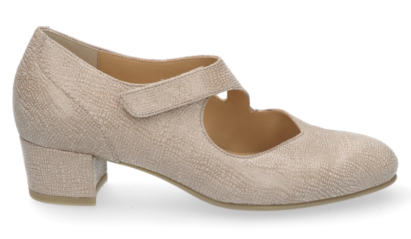 Durea - Wijdte H - Taupe - 5755 - Uitneembaar Voetbed