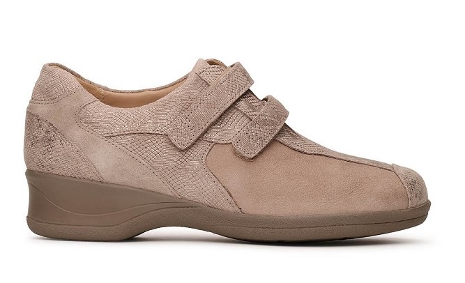 Xsensible - Wijdte H - 10027.2.501 - Taupe - Uitneembaar voetbed