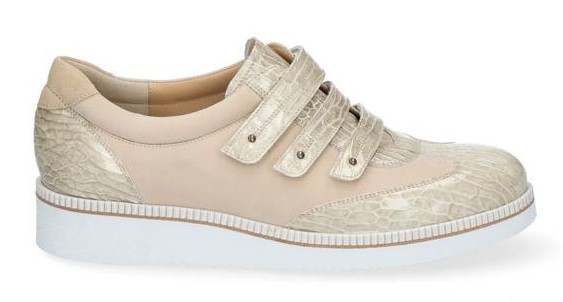Durea - Wijdte H - 6258 - Beige - Uitneembaar voetbed