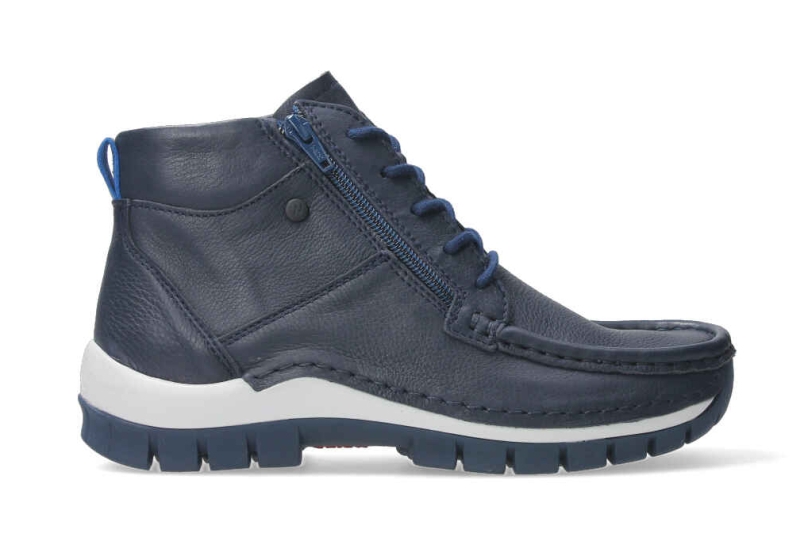 Wolky - 0474030 - Blauw - Uitneembaar voetbed