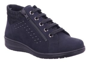 Solidus - Wijdte K - 29053 80352 - Blauw - Uitneembaar voetbed