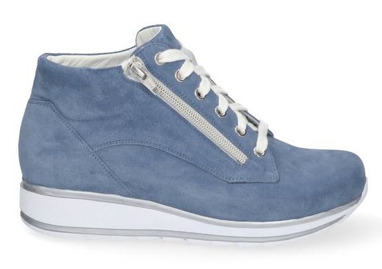 Durea - Wijdte K plus - 9767 9041 - Jeans - Uitneembaar Voetbed