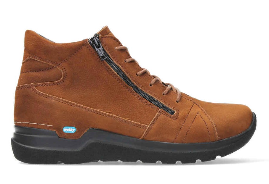 Wolky - Why - 0660611 - Cognac - Uitneembaar voetbed