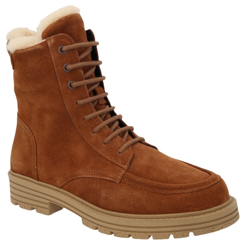 Solidus - Wijdte H/K - 63115 30265 - Cognac - Uitneembaar voetbed