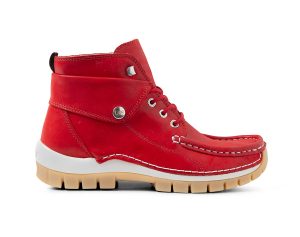 Wolky -  Jump Summer - Rood - Uitneembaar voetbed