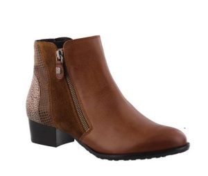 Helioform - Wijdte H - 560 015 0351 - Cognac - Uitneembaar voetbed