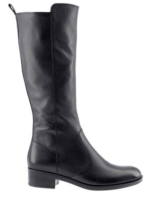 Ara - Wijdte G - 22215 71 - Zwart -  ca 36 cm schacht - Uitneembaar voetbed