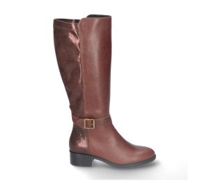 Durea - Wijdte K -Schacht XL -9805 2323 - Cognac - Uitneembaar voetbed