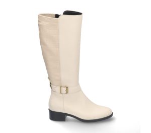 Durea - Wijdte K - 9805 1262 - Beige - Uitneembaar voetbed - XL schacht