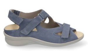 Durea - Wijdte G - 7376 191 - Jeans - Uitneembaar voetbed